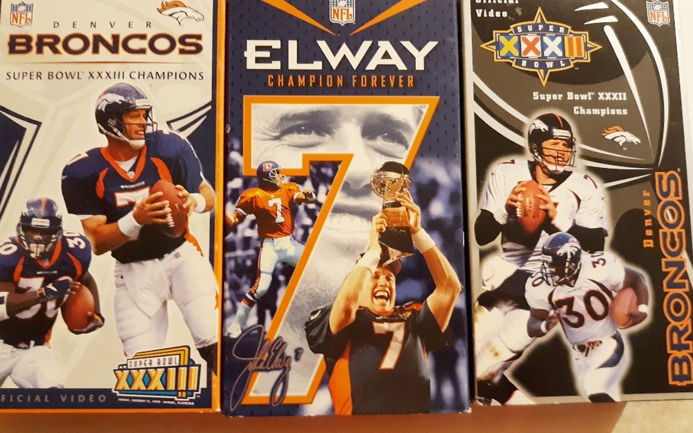 Broncos vhs tapes